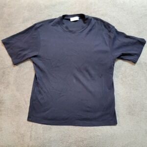 Mida Undici Men's Blue Size M Short Sleeve T-Shirt Crew Neck Cotton